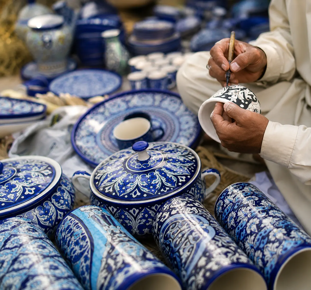 Blue Pottery, Jaipur, Rajasthan